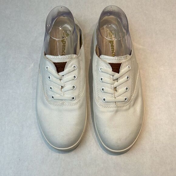 NEW Spenco White Canvas Slip On Tennis Shoes Womens Sz 9 Orthotic Sneakers (2) - Picture 2 of 9